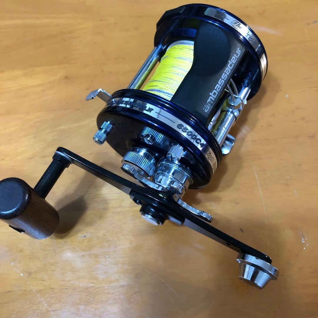 Used Ambassadeur 6500C4 double shaft reel good condition