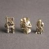 Broadswords Knights Knife Lanyard Bead DIY Brass Paracord Bead Vintage Knights Parachute Cord Beads for Bracelet Pendant
