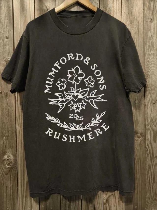 2026 Summer Womens Mumford Sons Rushmere TShirt Cotton and Breathable Short Sleeve Streetwear Oversized Loose Casual S