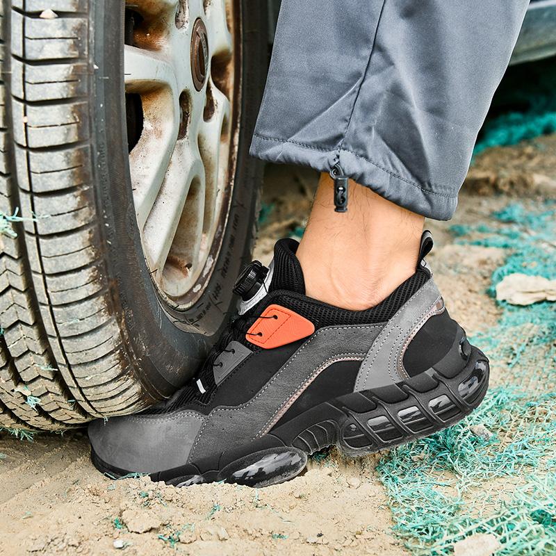 Fashionable, comfortable and casual sports shoes, work boots, anti-puncture and anti-crush safety shoes, men's protective shoes