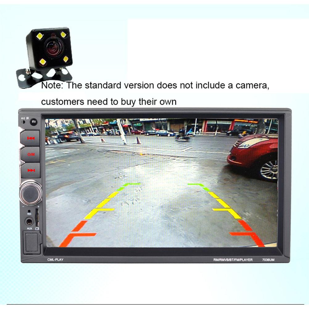 Car Multimedia Player Auto-radio 7" Touch Screen Video MP5 Player Auto Radio Backup Camera