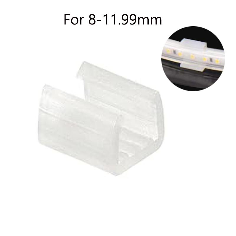 Clipsuri de Fixare LED Neon Strip Suport Conector Accesorii 6mm 8mm 10mm 12mm 15mm 18mm 20mm Pentru Fixare Lumină Neon Bandă LED COB Cataramă