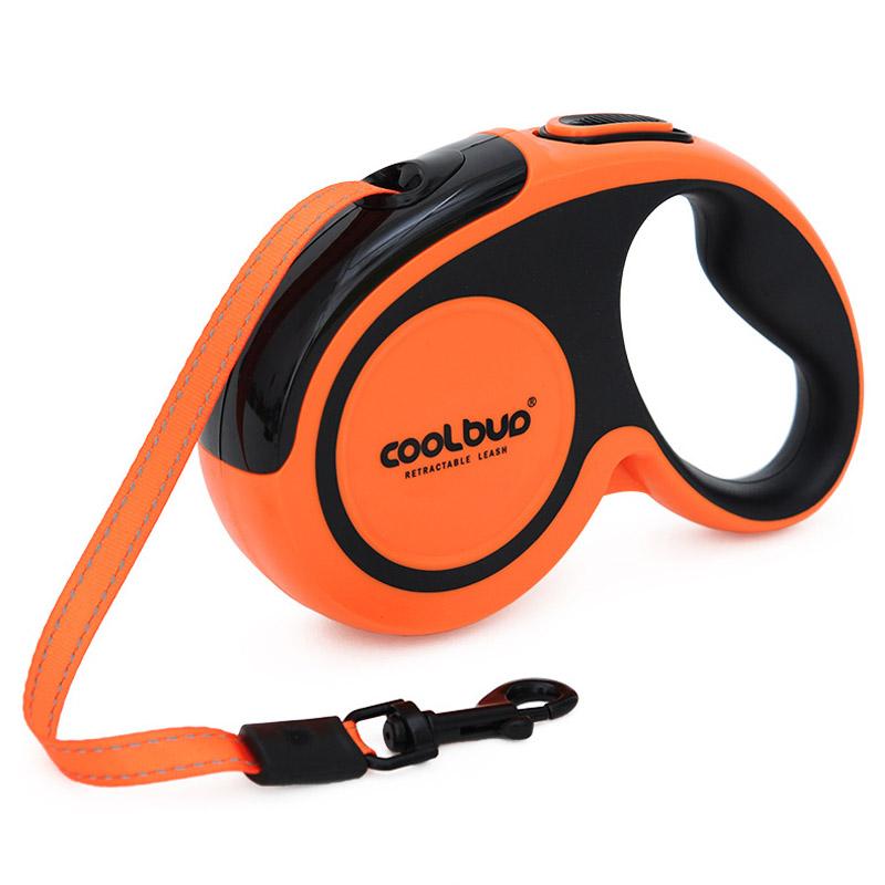 Dog traction rope with automatic reflective Leash Retractable Roulette Leads Running for Small Large