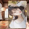 Hisun Tin Sign HD Metal Tin Sign Soft Aesthetic Asian Girl Portrait Cozy Casual Wall Art Decor