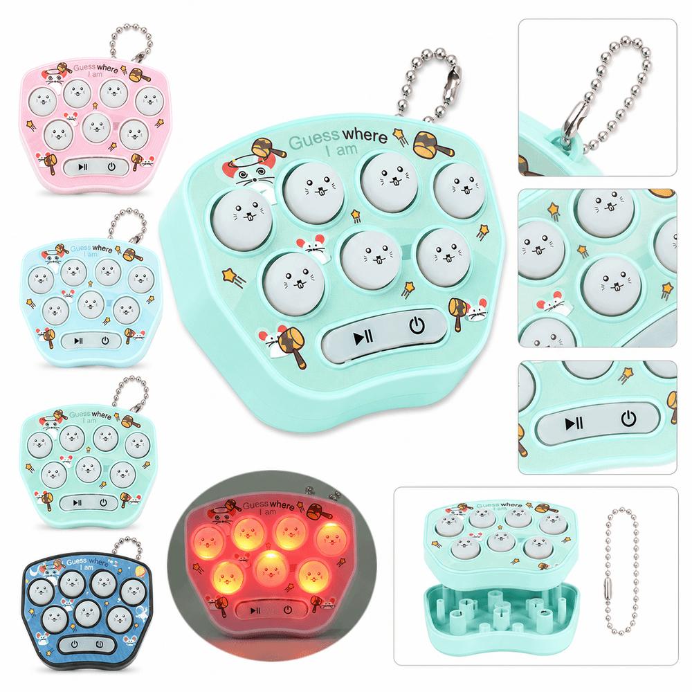 Interactive Gameplay Whack A Mole Game Mini Whacker Game Toy Game Toy Keychain  for Boys and Girls