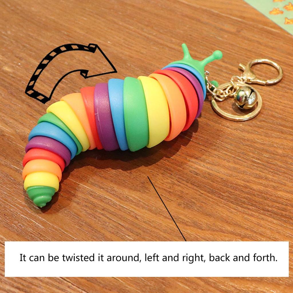 Stress Reliever Toy Fidget Toy Children Adult Slug Puzzle Peristalsis Funny Caterpillars Anti Stress Squishy Toy