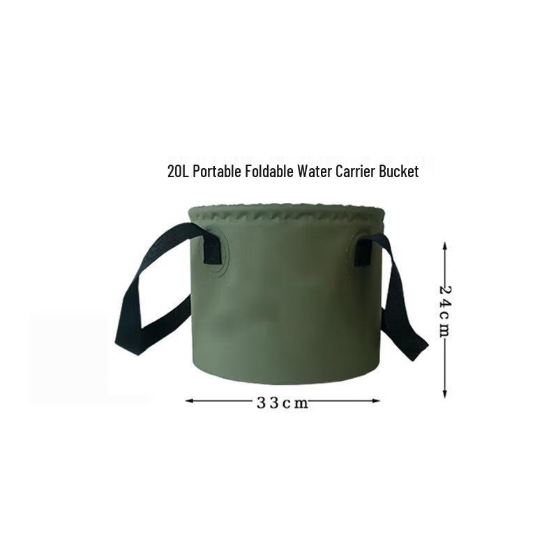 

Minai Outdoor Portable Foldable Water Bucket & Mesh Bag 20L Mesh Bag