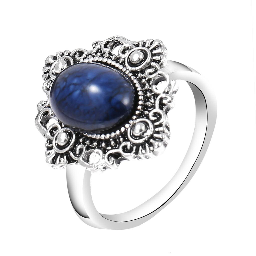 6 Stück/Set Damen Silber Türkis Midi Über Knöchel Ring Schmuck Geschenke