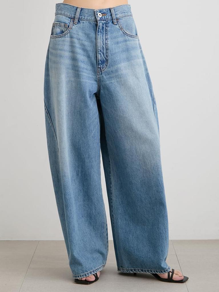 [Miesloe] High-Form Cocoon Denim MWFP261030 Women's BLU 0