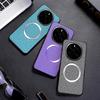 Magsafe Magnetic Plain Leather Case For Honor Magic 7 Pro Magic7 Honor 200 Pro 200 Lite  Cloth Wireless Charging Cover