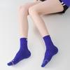 Size 35-39 Women's Tube Breathable Running Socks Antibacterial Deodorant Terry Sports Socks