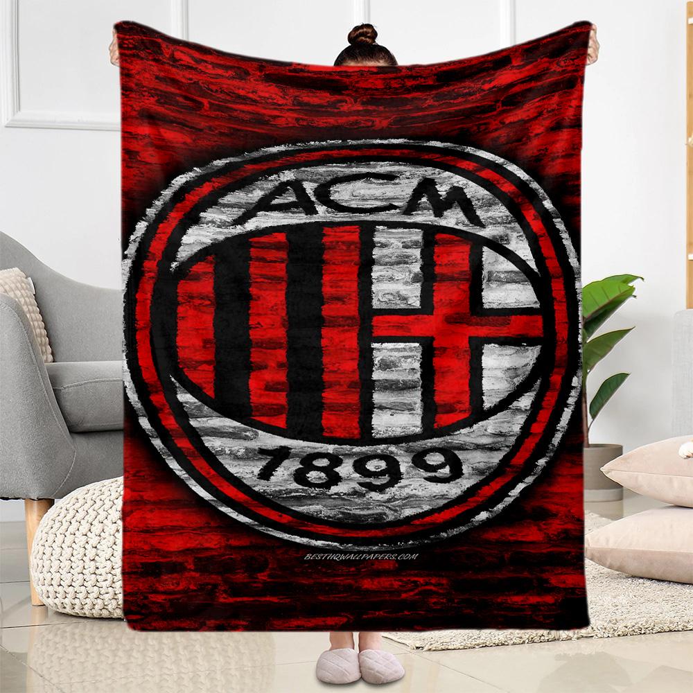 Ac Milan Blanket Soft Warm Cozy Suitable For Livingroom Chair Couch For All Seasons Modern Birthday Christmas Gift Blanket