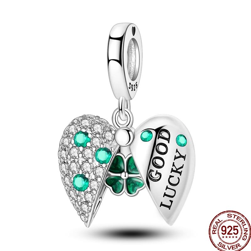 Magnetic Heart Series Openable Clover Sunflower Charm Beads Suitable For Copper Original Bracelet Diy Jewelry Gift