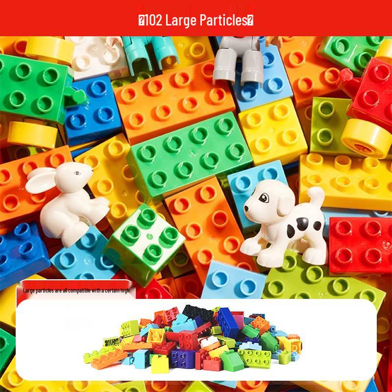 

Крупные строительные блоки для детей 3-6 лет: Развивающая игрушка, совместимая с основными брендами, для мальчиков и девочек в детском саду.