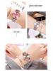 GEDI Women's Rhinestone Steel Band Watch - Fashionable, Trendy, Waterproof, Stylish Ladies' Timepiece