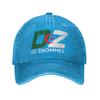 DZ Algeria Supporter Berretto da Baseball Algerino Djazair Denim Distressed Vintage Lavato Africa?Cappello Solare Arabo Unisex per Esterno Cappelli Morbidi