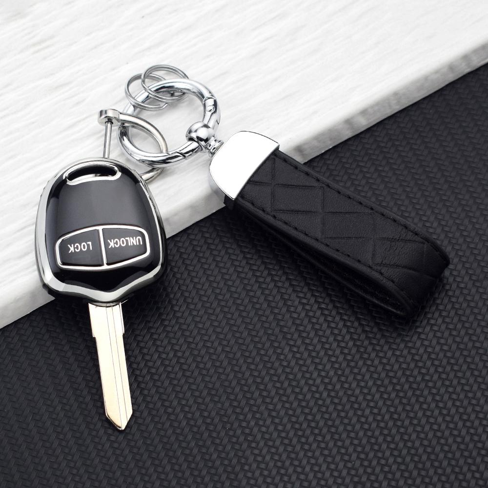 2/3 Buttons Car Key Case Cover for Mitsubishi ASX Mirage Montero Shogun L200 Colt Outlander Pajero Lancer EX Key Fob Accessory