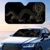 Dragon Sun Visor Reusable Aluminum Foil Windshield UV Protection Heat Insulation Cover Sun Visor Shade