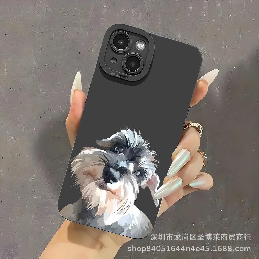 Cute dog for apple 15 mobile phone case iphone12promax case 14/13/11/XSMAX pupil eye 16