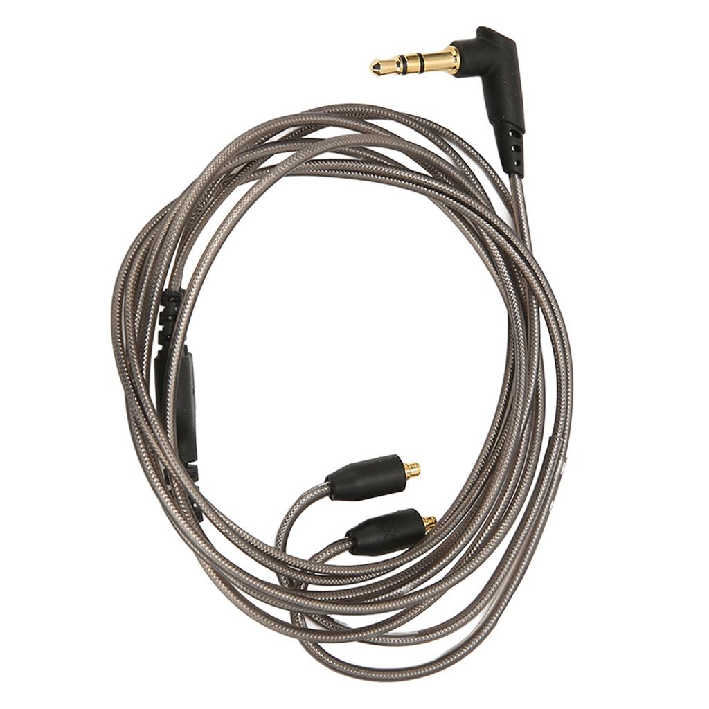 Replacement Earphone Cable Tinned Copper HiFi 3.5mm Sound Jack MMCX Headphone Elbow Cable for SE425