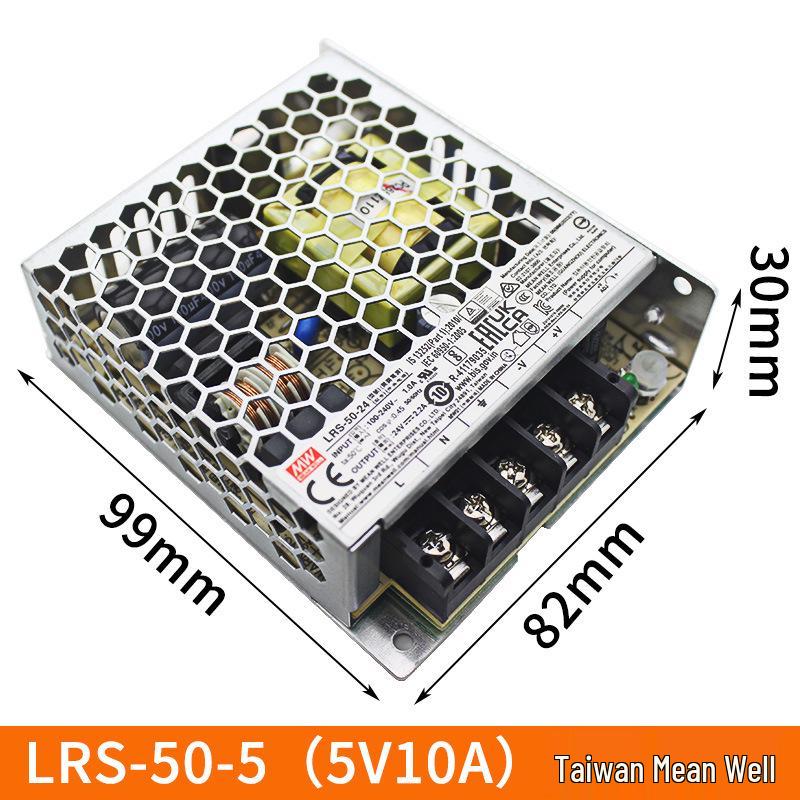 LRS Power Supply Transformer 220V to 24V/12V/5V DC, 50-600W.