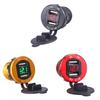 Premium Quality 12v/24v Car Cigarette Lighter Socket Plug Dual Usb Charger Adapter With Led Voltmeter
