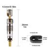 Bike Tire Valve Core Set Bicycle Tyre Air Valve Core Repair Tool Kit Replacement for Presta Bicycle American French Wrench