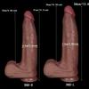 Dildo - Extra Large Realistic Silicone Penis 34CM Soft Flesh with Strong Suction Cup,Big Fake Dick for Women,Real Feel Adult Toy for Anal,Vaginal Play