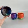 3D Printed Dragon Scale Flowerpot with Drip Tray Indoor Outdoor Succulents Herb Plants Planter Pot Container with Drainage Hole Home Garden Decoration