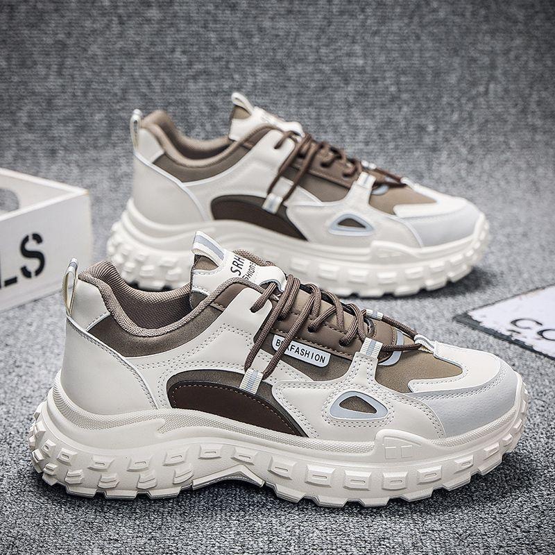 

Мужская обувь знаменитостей из Интернета 2024 года, новая летняя универсальная повседневная обувь для увеличения роста Xiaobai sports в гонконгском стиле, обувь для папы 39