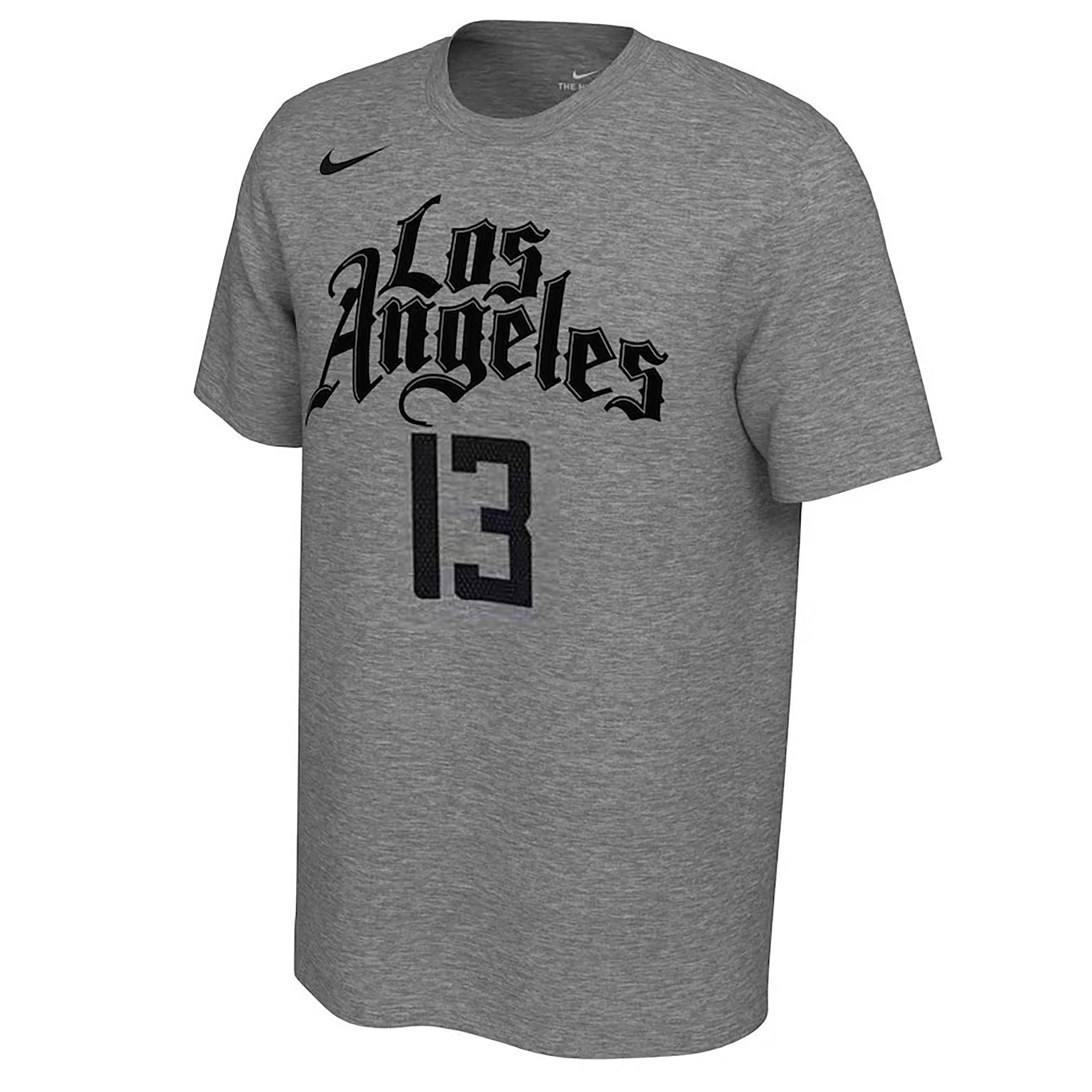 

Nike X NBA Collaboration Logo Letter Crew Neck Short Sleeve T-Shirt Unisex Tops Gray 00038209XLP5 S
