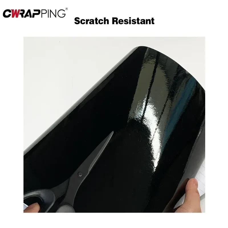 Car Film Glossy Matte Black Sticker PVC Vinyl Wrap Auto Body Decoration Foil DIY Covering Films for Motorcycle Car Accessories