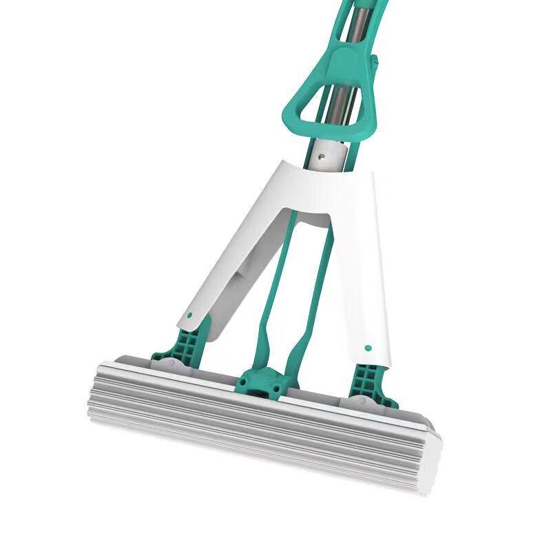 Youlehui Hand-Free PVA Sponge Mop with 3 Refills