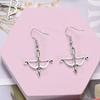 100Pcs Alloy Bow and Arrow Charms 1.02*0.99inch Archery Charms Stable and Durable   Anklets