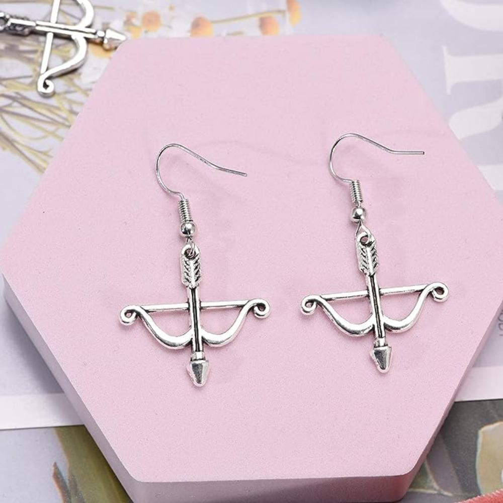 100Pcs Alloy Bow and Arrow Charms 1.02*0.99inch Archery Charms Stable and Durable Anklets