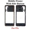 For Huawei Y7a Nova Y60 Y70 Y91 Plus P Smart 2021 Middle Frame Housing Bezel Plate Cover With Side Button