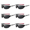 6pcs New Outdoor Polarized Sunglasses Bike Cycling Glasses UV400 Sports Running Fishing Protection Eyewear Road Bicycle Goggles
