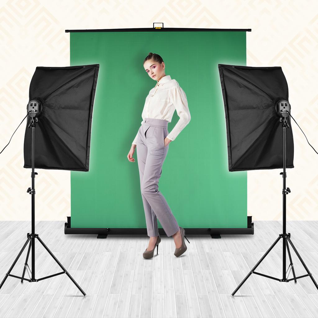 Andoer Professional Studio Photography Light Kit Including 50 * 70cm Softboxes * 2/ 4-in-1 Light