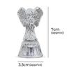 Feng Shui Glass Angel Vastu Items for Home for Money, Glass Angel Showpiece, Angel for Good Luck and Prosperity