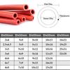 1/3/5M I.D2~32mm Orange Red Silicone Tube Heat Resistant Automobile Fuel Tank Pipe Vacuum Cooling Tube Air Pump Soft Rubber Hose