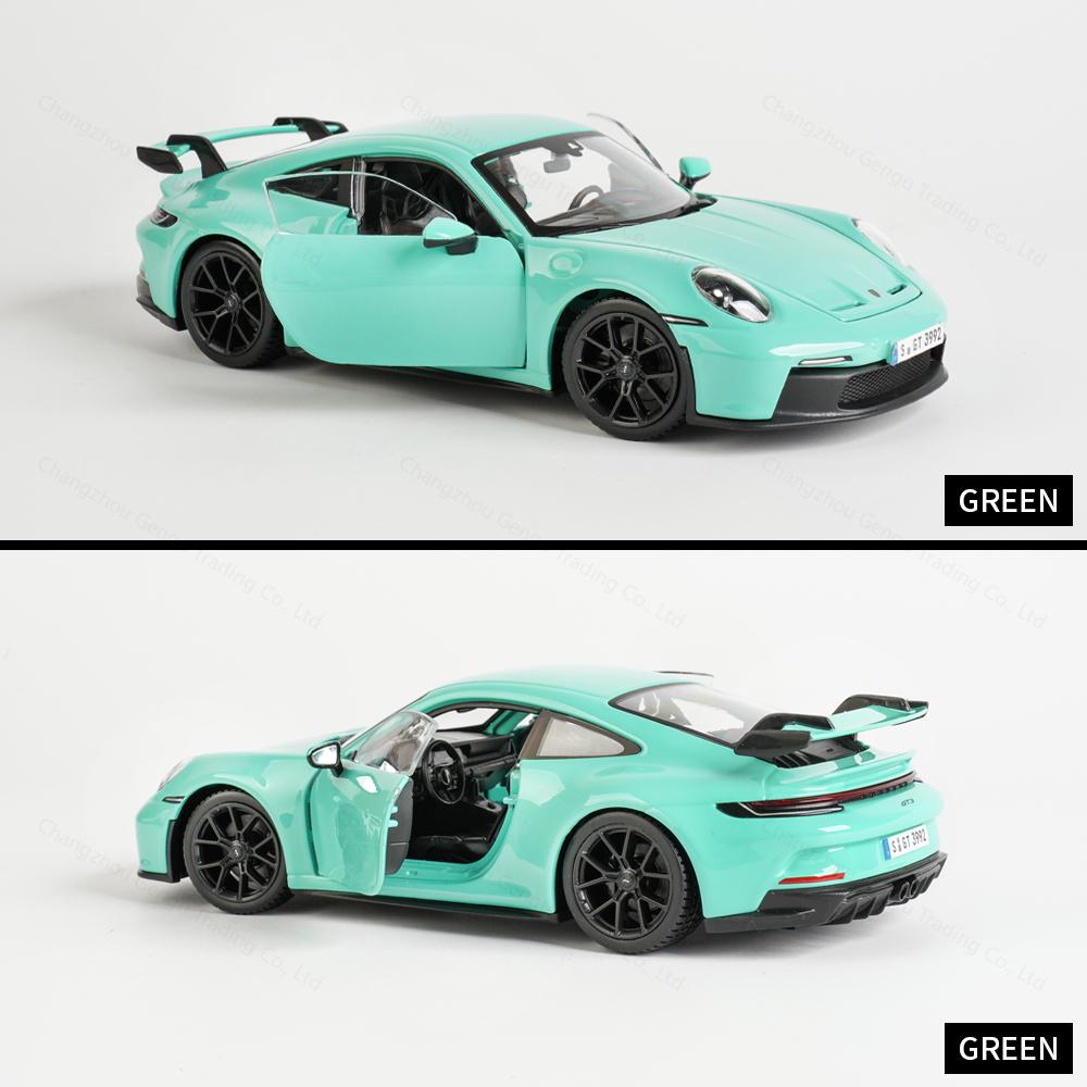 Bburago 1:24 Porsche 911 GT3 Sports Car Static Die Cast Vehicles Collectible Model Car Toys