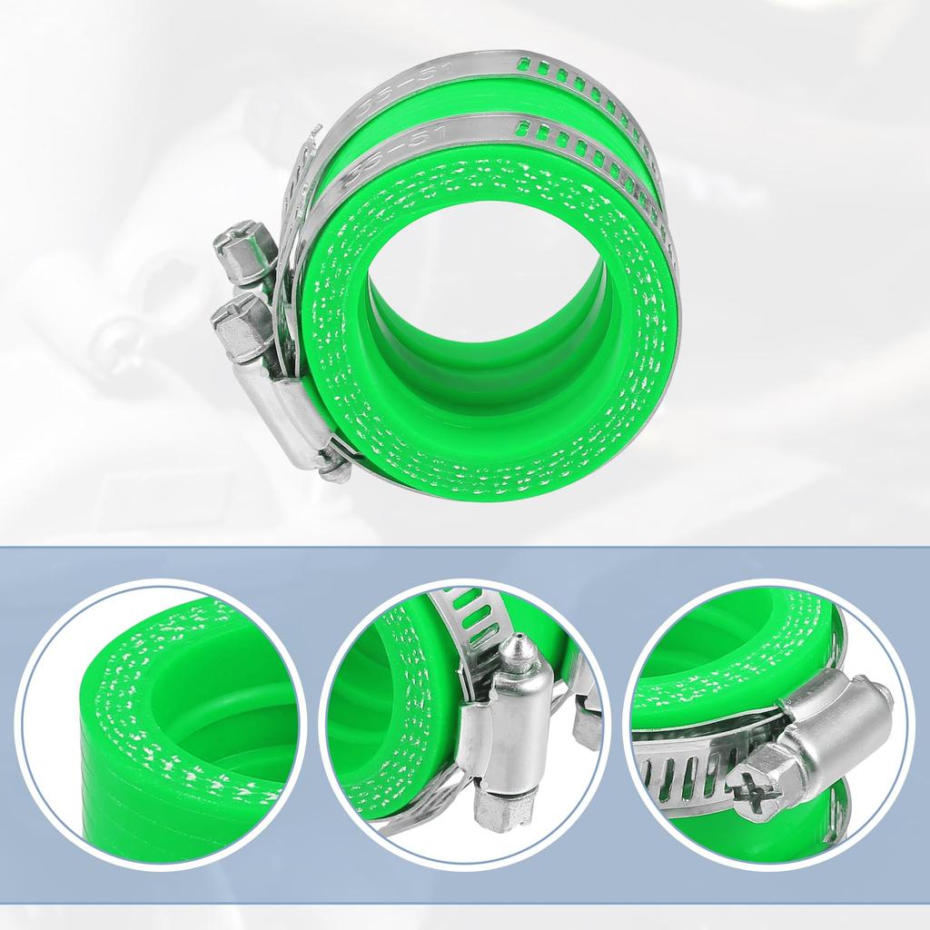 ACROPIX 35mm ID Gummi Midori Motorcykel Förgasare Adapter Insug Insugsrör Grenrör Adapter Stövelhylsa Gränssnitt (2 klämmor)