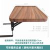 Simple Wall-Mounted Foldable Nightstand Compact Space-Saving Bedside Table with Cup Holder for Dorm Upper Bunk Shelf