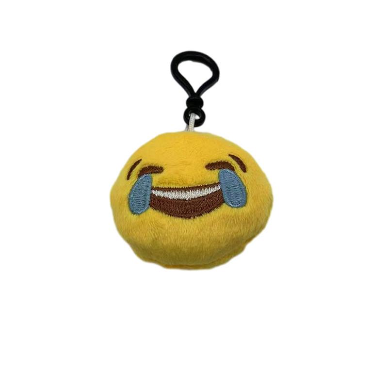 Keychain Plush Emoji Doll Short Cute Facial Expressions Accessories Pendant