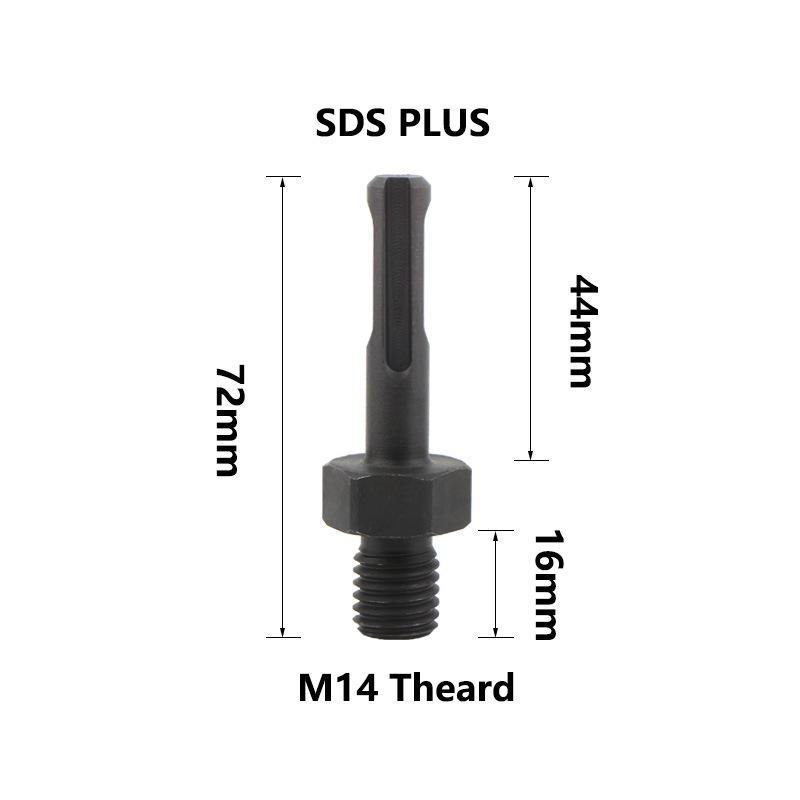 Apriscatole per foratura a secco con brasatura diamantata per foratura di piastrelle, lastre di marmo e roccia, 6 mm-150 mm M14