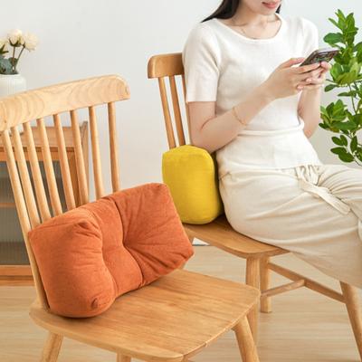 Lumbar Support Cushion Ergonomic Back Support Pillow Stuffed Waist Protection Cushion for Lower Back Pain Relief Office Chair Car Seat Sofa Bed Use