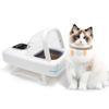 Haustier Smart Chip Automatischer Induktionsfutterautomat für Katzen Hunde Zeitsteuerung Quantitativ Trocken-/Nassfutter USB-Betrieben 1,5 kg Universal