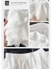 Women's White Irregular High-Waist A-Line Cake Skirt, Summer 2026, Petite Slimming Design