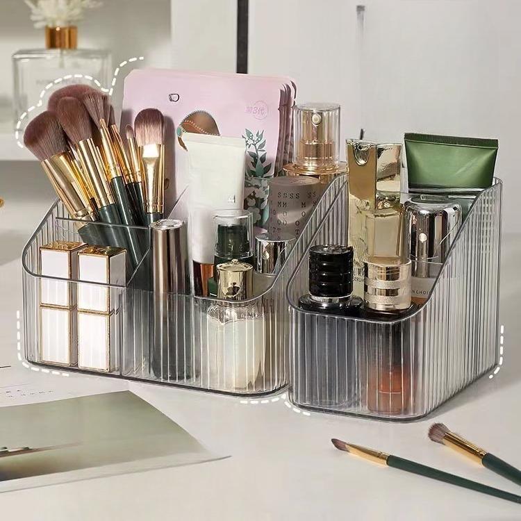 Makeup Storage Box Clear Acrylic Desk Top Storage Shelf Dresser
