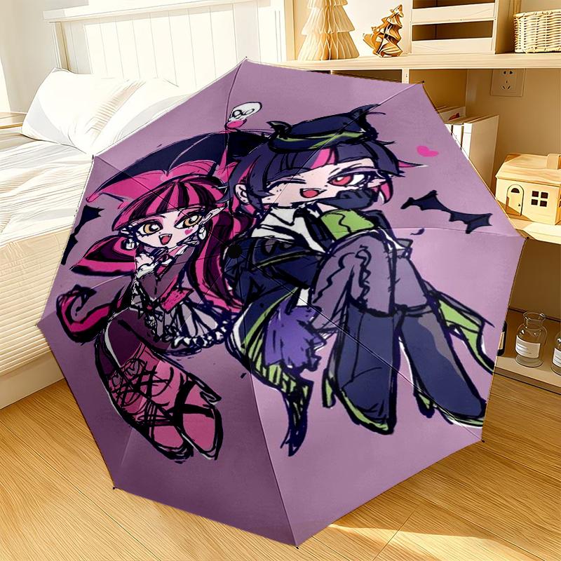 Monster Creatures Umbrella 8-Frame for Travel, camping, Casual Lightweight Portable Umbrella, Essential for every family Holidays Birthday Gift